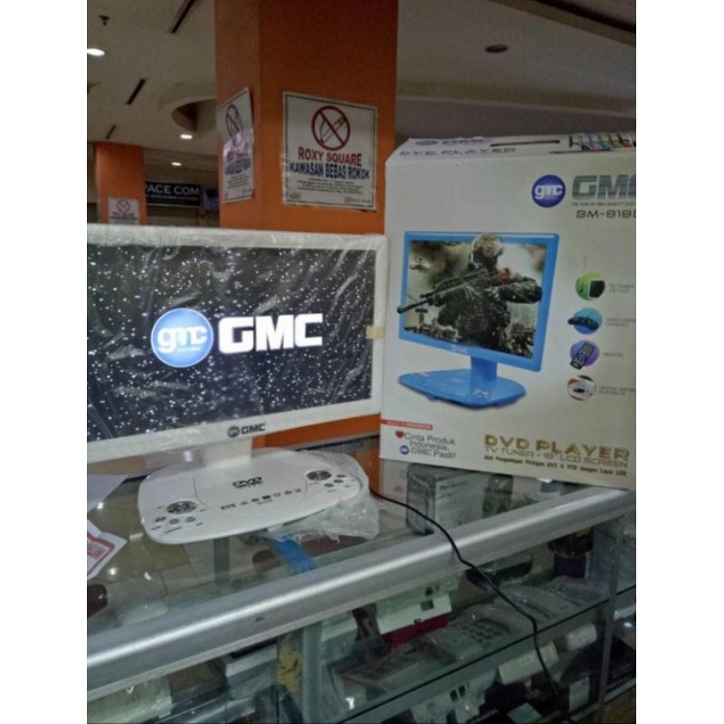 GMC BM-818B Original DVD PLAYER PLUS TV LCD 18 INCH