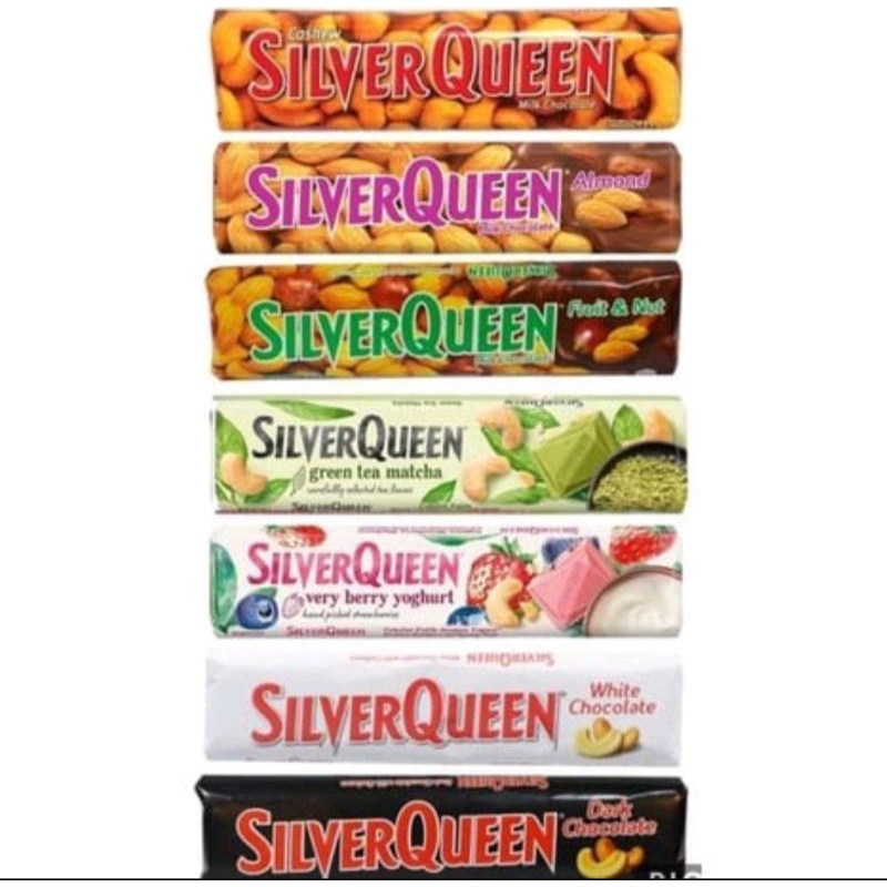 

SilverQueen Milk Chocolate with Cashew Almond 62 gram / 68 /65