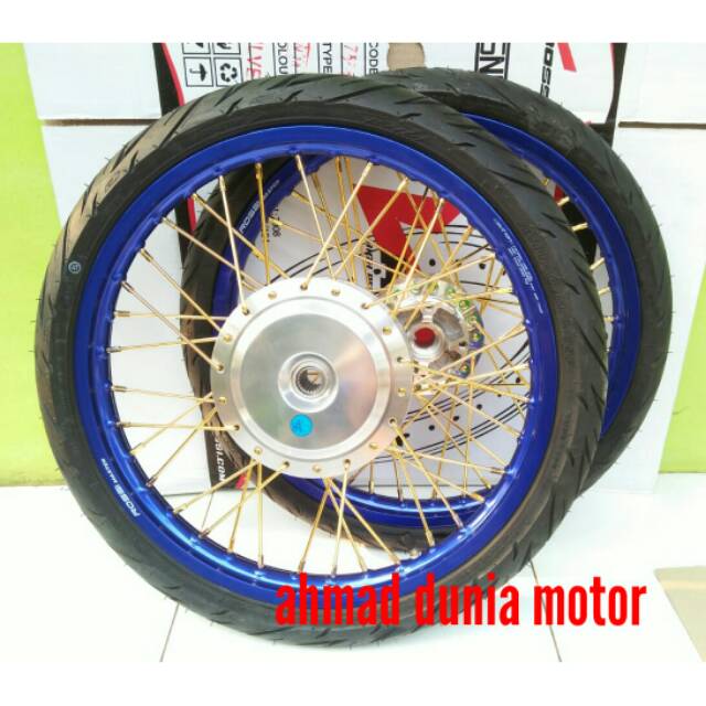 Velg jari jari honda vario 150 vario 125 vario karbu ring 17 siap pakai.