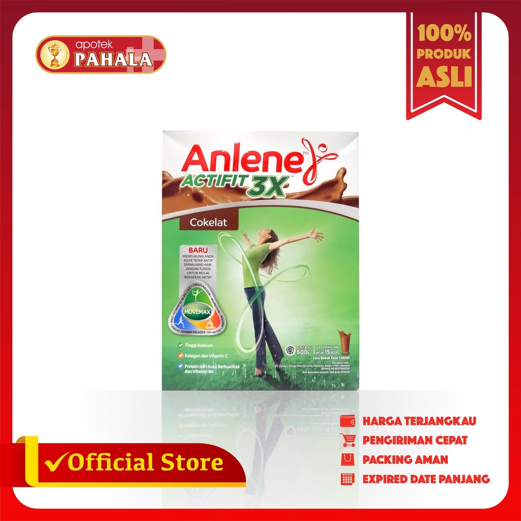 

Anlene Actifit 3x Cokelat 600gr