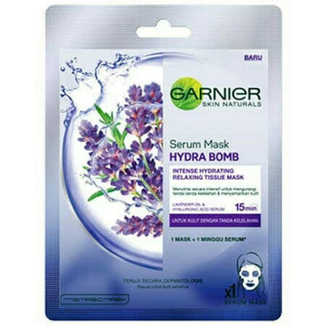 Garnier serum mask