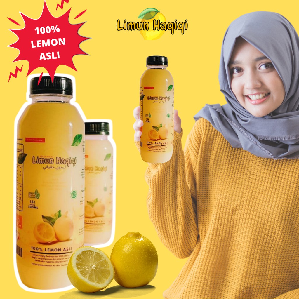 

LIMUN HAQIQI 250 ML / SARI LEMON / LEMON MURNI / 100% LEMON / LEMON PERAS / LEMON ASLI / VITAMIN C