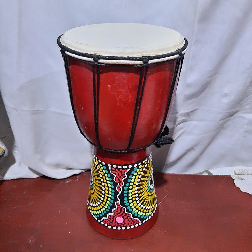 Gendang Jimbe Uk. 25 cm Kendang Djembe Alat Musik Tradisional Mainan Anak