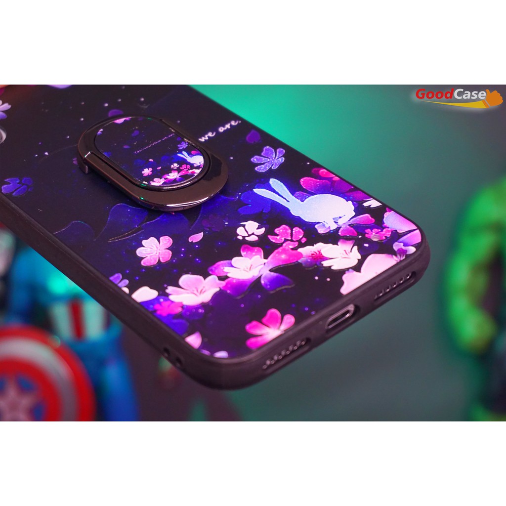 GoodCase - Case Vivo V9 Motif Bunga Plus Holder