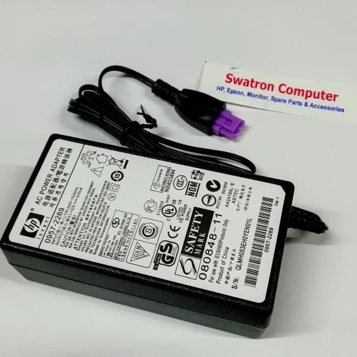 100% NEW ORIGINAL Adaptor Power Supply Hp Deskjet 2566 2666 k209 Konektor Ungu 32 Volt