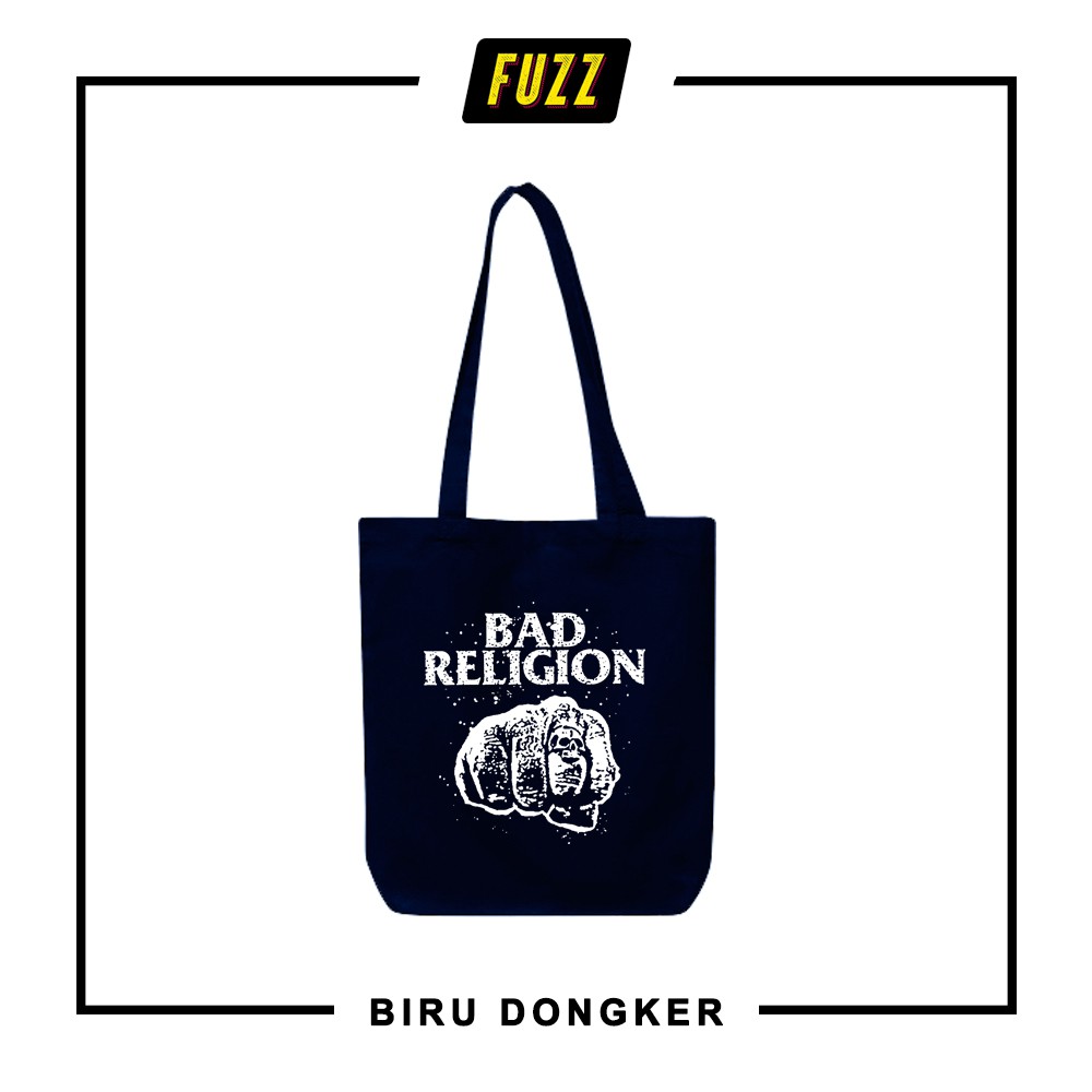 TOTEBAG BAND BAD RELIGION / TOTE BAG DISTRO MUSIK PUNK ROCK BR / TAS JINJING KEREN DAN MURAH