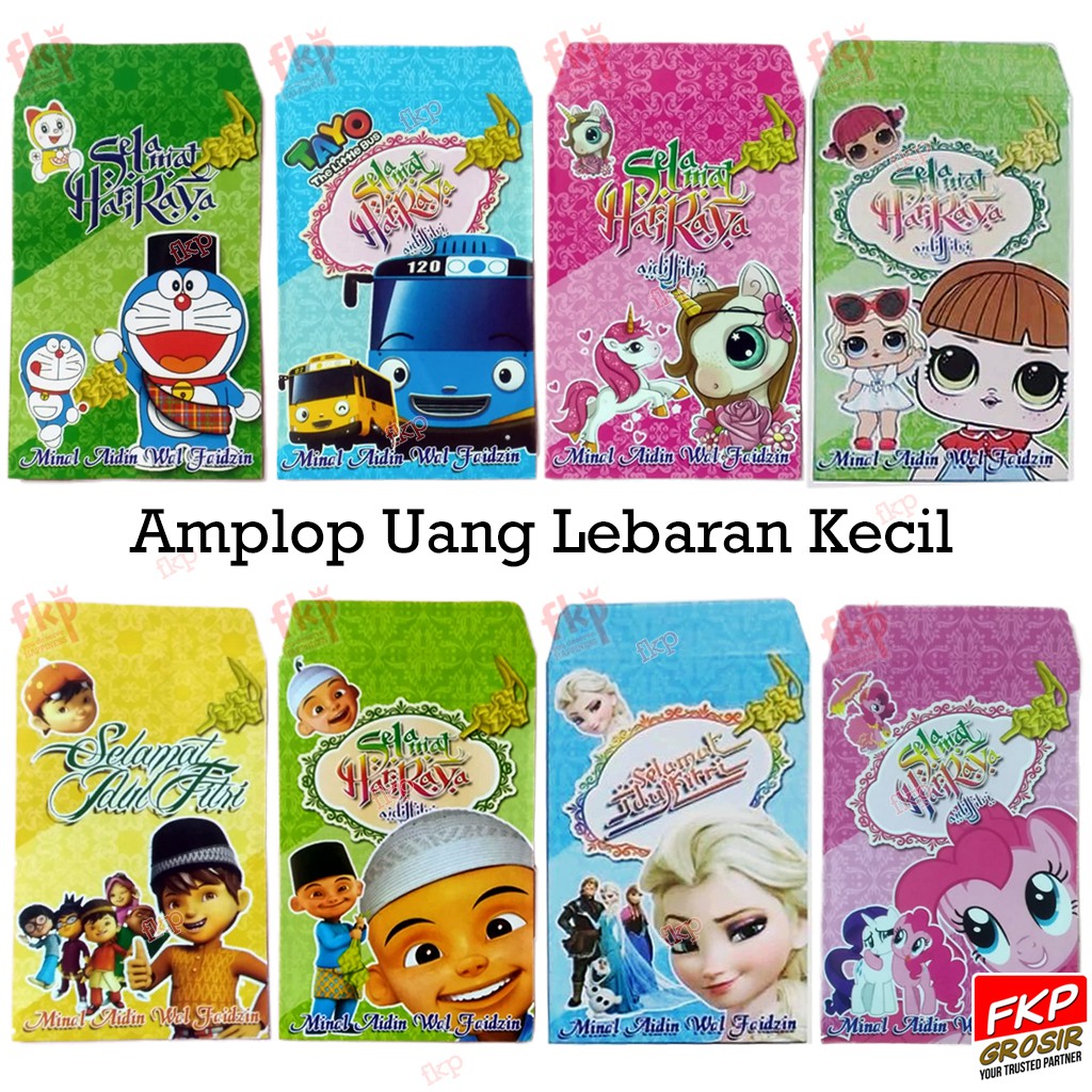 

Grosir Per 60 Pak - Amplop Lebaran / Angpao Idul Fitri / Amplop Uang Lebaran Kartun Anak-Anak