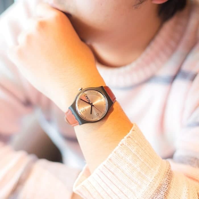 Jual ORIGINAL Swatch Analog Jam Tangan Kulit Unisex SUOB721 Lonely Desert  Original Indonesia|Shopee Indonesia