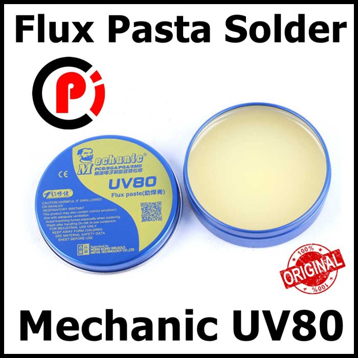 Original Mechanic Flux Pasta Minyak Solder Kaleng UV 80