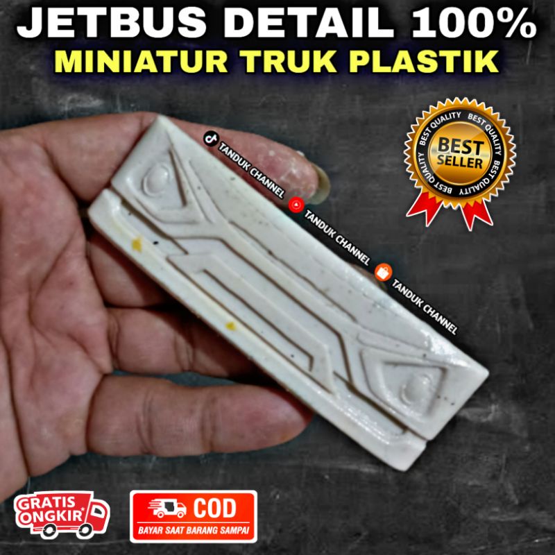 Bemper Jetbus Miniatur Truk Plastik Detail