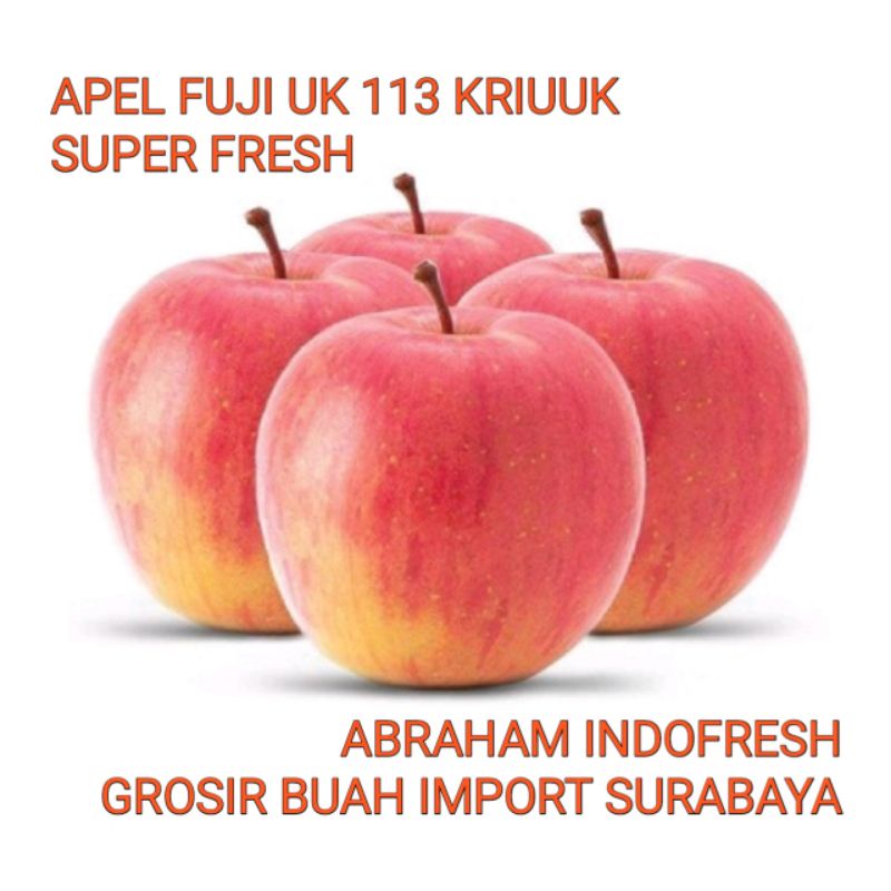 

apel fuji buah segar 1kg abraham indofresh grosir buah import termurah surabaya jawa timur