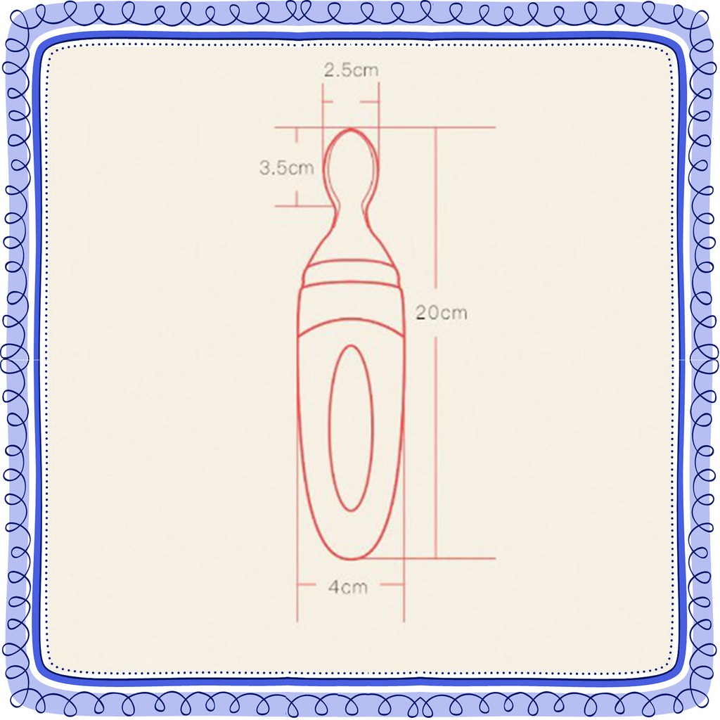 Botol Makan Dot Silicone Botol Sendok Makan Bayi