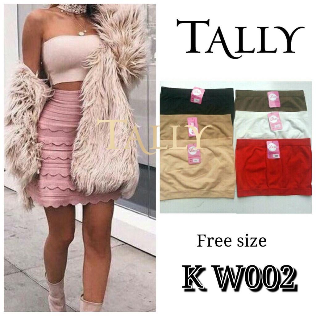 MURAHHH BRA KEMBEN TALLY W002 Rajut Polos pendek tanpa Busa KembEN | ALLSIZE | BAHAN BAGUS | BAHANBODY