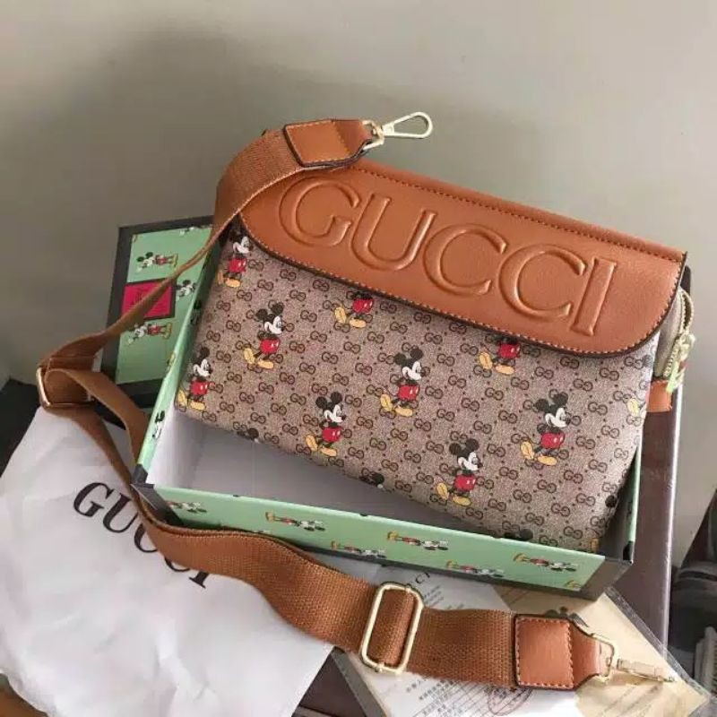 Diskon Tas Gucci Mickey mouse lucu