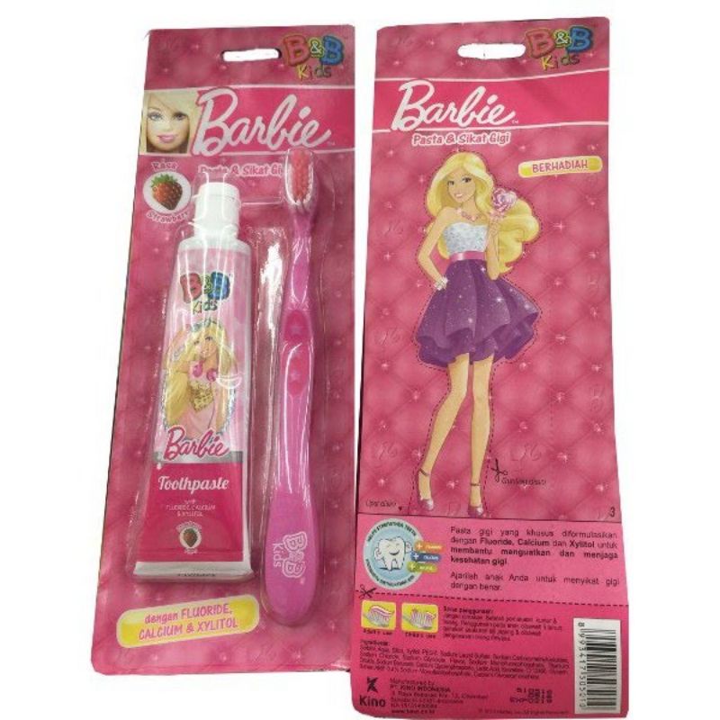 BNB KIDS TOOTHPASTE 2IN1 BARBIE 50 GR