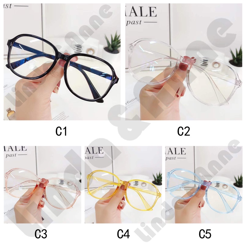 Kacamata Transparan Wanita Eyeglasses Trendy Fashion Korean Aksesoris Import