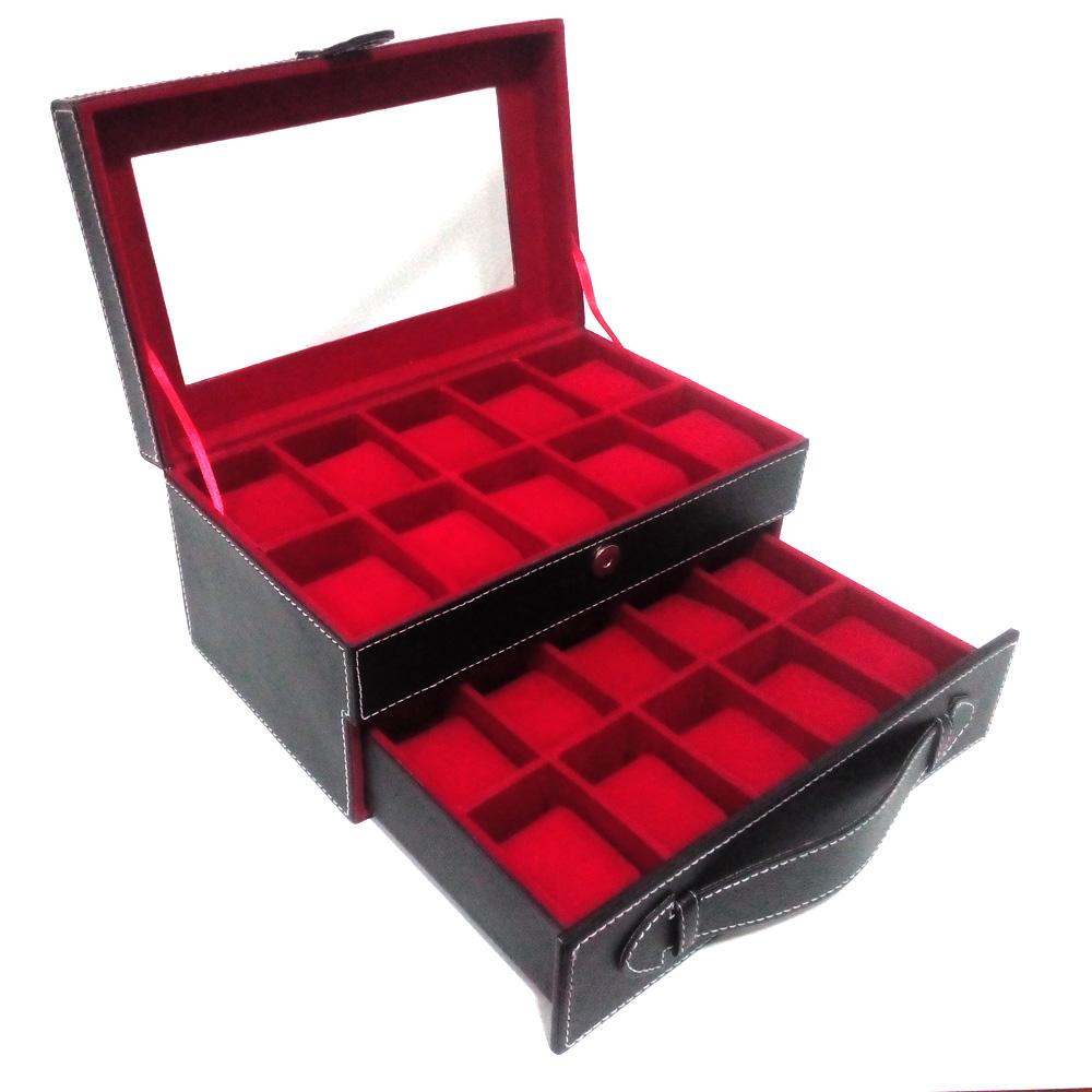 [Kualitas Super] Kotak Box Jam Tangan Jumbo Isi 20 Susun