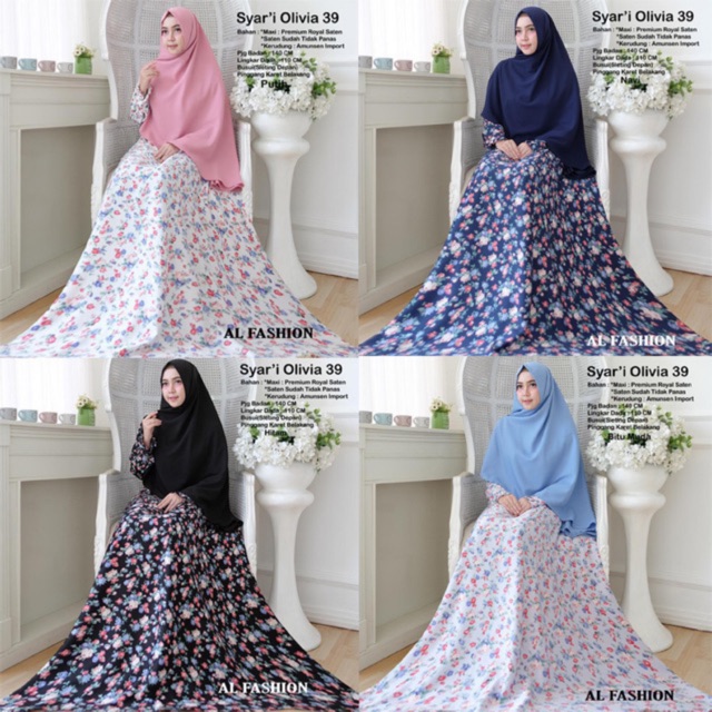 GAMIS OLIVIA 39 SET SYARI WANITA MUSLIM