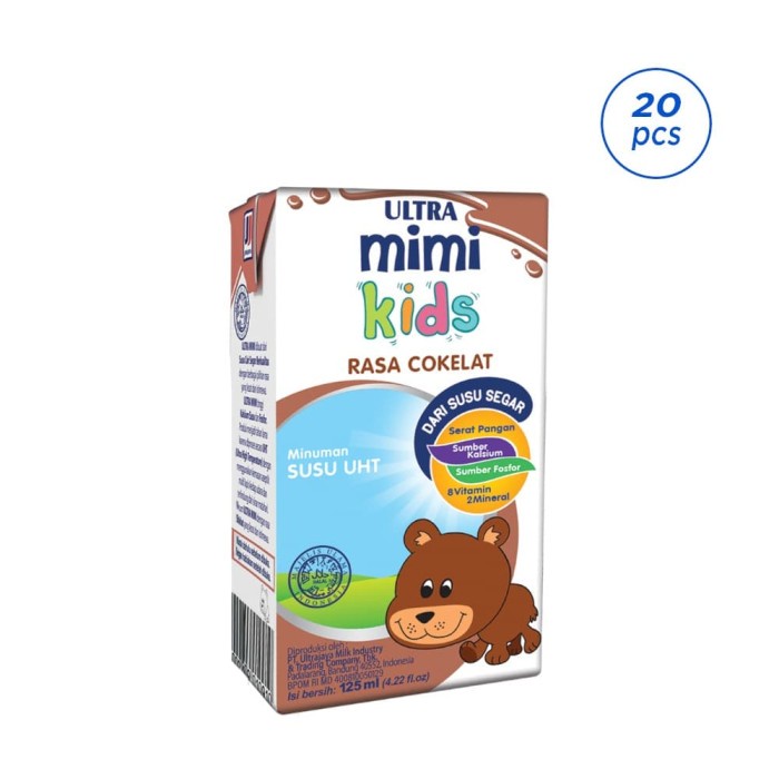 

Ee5F10 Ultra Mimi Susu Uht Coklat 20X125Ml 6Gddv