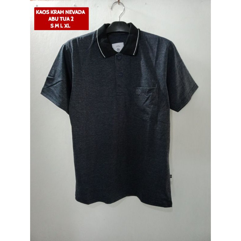 KAOS KERAH PRIA NEVADA BRANDED MATAHARI 038NDB