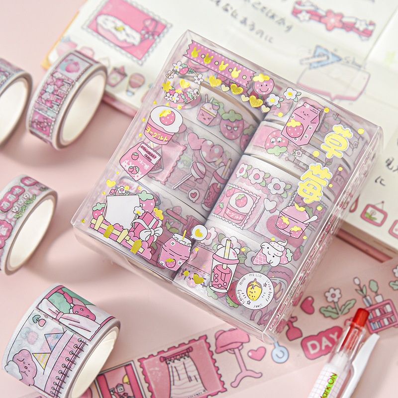 

Stiker Roll Washi Karakter Lucu / Motif lucu & Cute
