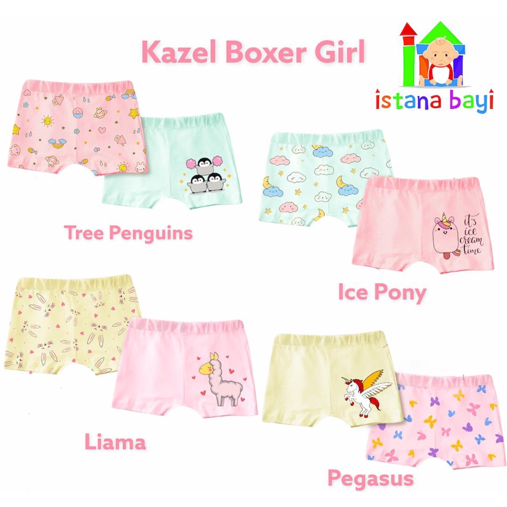 Kazel x Jobel Girl Boxer - Boxer Anak isi 2