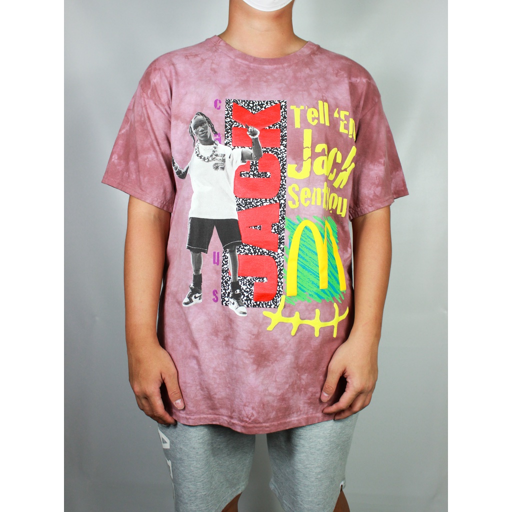 Cactus Jack x McDonald’s Jack Smiles Berry Tee Travis Scott Original