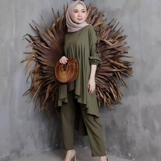 Sadewi set pakaian wanita fashion muslim