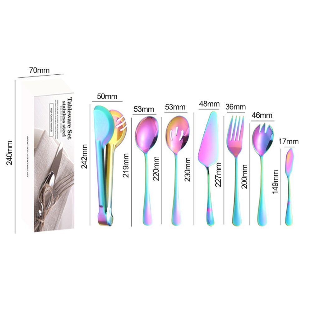 Solighter Sendok Makan Serving spoon Shovel Stainless Steel Cutlery Set Sendok Sup