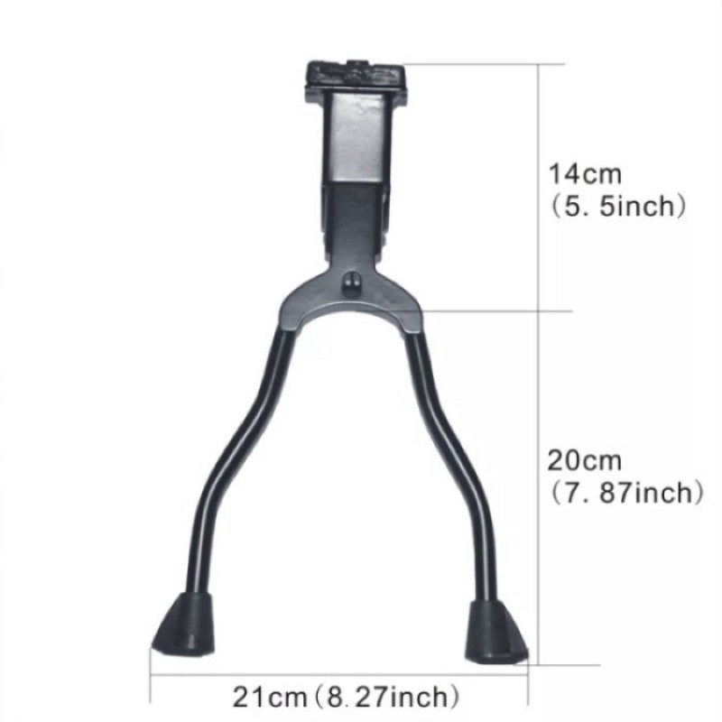 Standar Tengah Sepeda Double Kickstand Alloy mic Steel