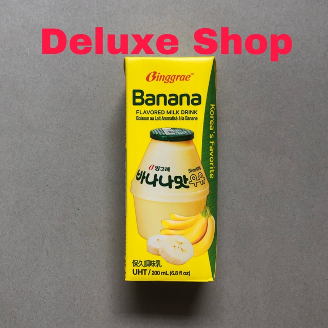 

Binggrae Banana Flavored Milk Drink - Susu pisang korea 200ml