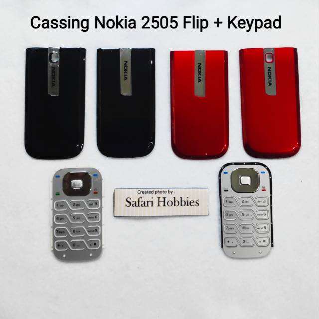 Cassing Nokia 2505 Flip Depan Belakang + Keypad