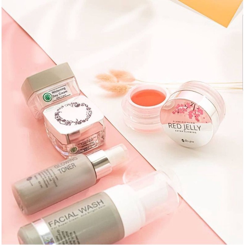 Paket Luminous+Red jelly lactobacillus MS GLOW