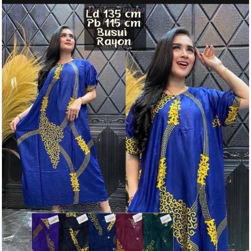 DASTER JUMBO LD 130 DASTER JUMBO BATIK MURAH DASTER JUMBO RAYON BUSUI