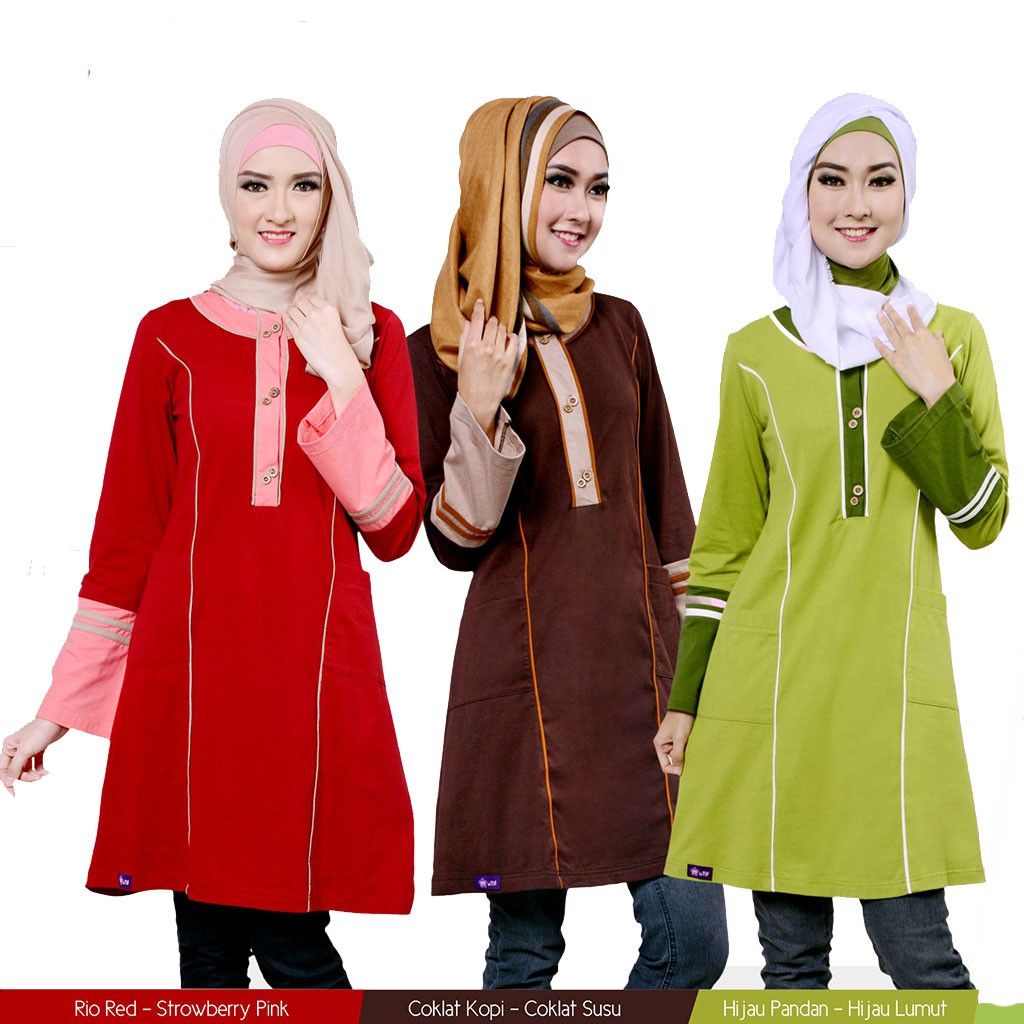 Baju Atasan Wanita Tunik Mutif M147