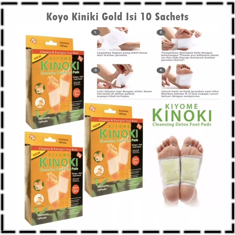 Koyo Kinoki Gold/ Koyo Detoks 10 Sachets