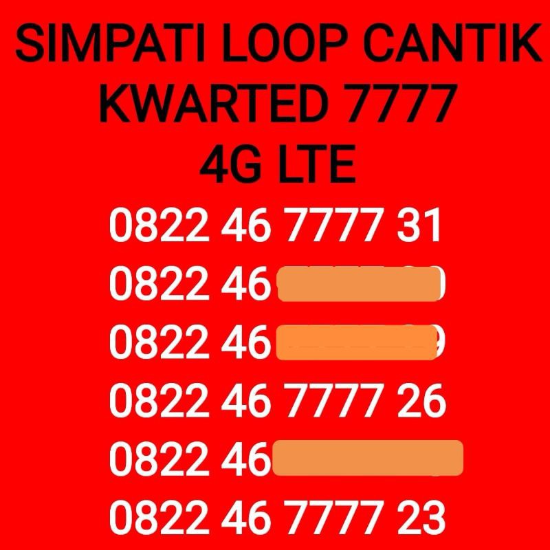 Promo kartu perdana simpati cantik seri loop Telkonsel cantik