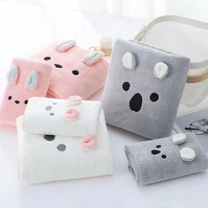 Handuk Mandi Anak Dewasa Bayi Lembut Lucu Murah