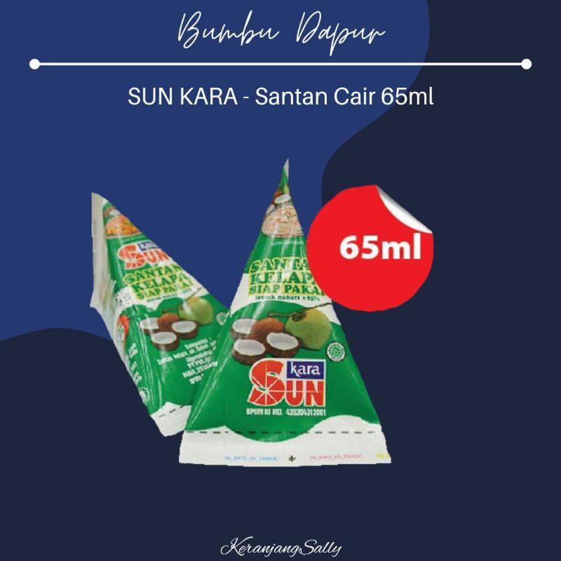 

[1bks x 65ml] SUN KARA Santan Cair 65ml | bumbuvian bumbu dapur