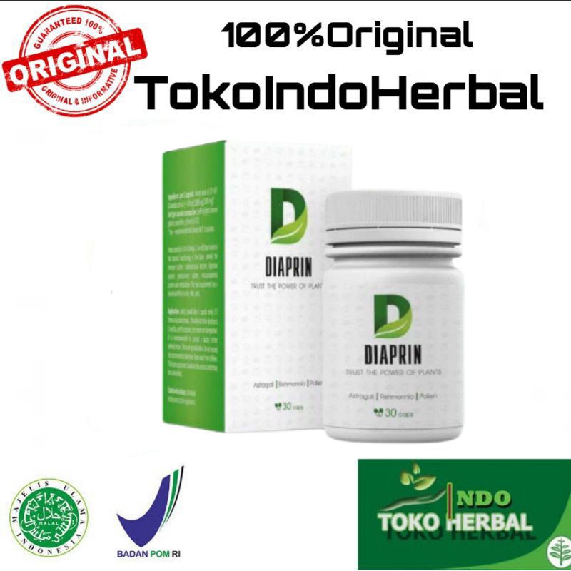 DIAPRIN 100% ORIGINAL OBAT SPESIALIS DIABETES & DIAPRIN KENCING MANIS AMPUH