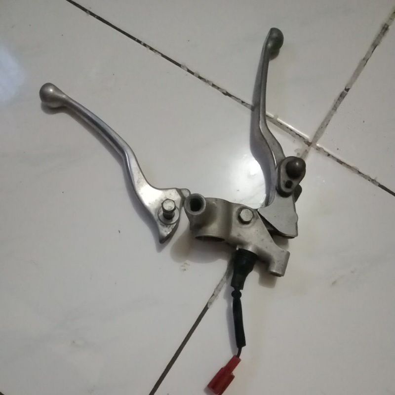 Handle rem kanan kiri yamaha mio m3 silver original