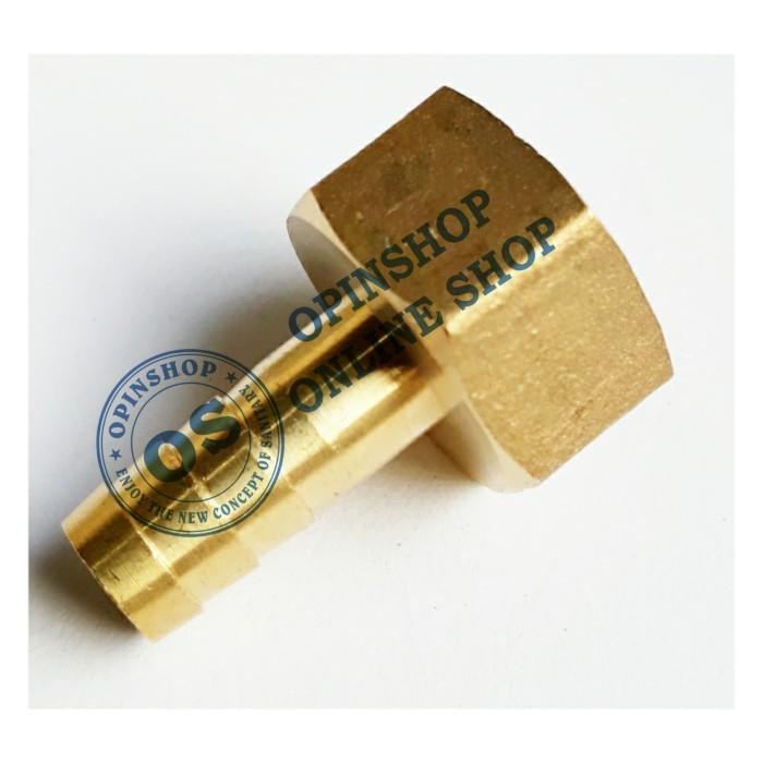 Nay Fitting Pipa / Nepel Selang Gas Drat Dalam 0.5 Inci F Cocok Buat Water Heater Gas Kualitas Terba