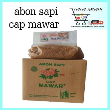 

abon sapi / abon sapi cap mawar 250g