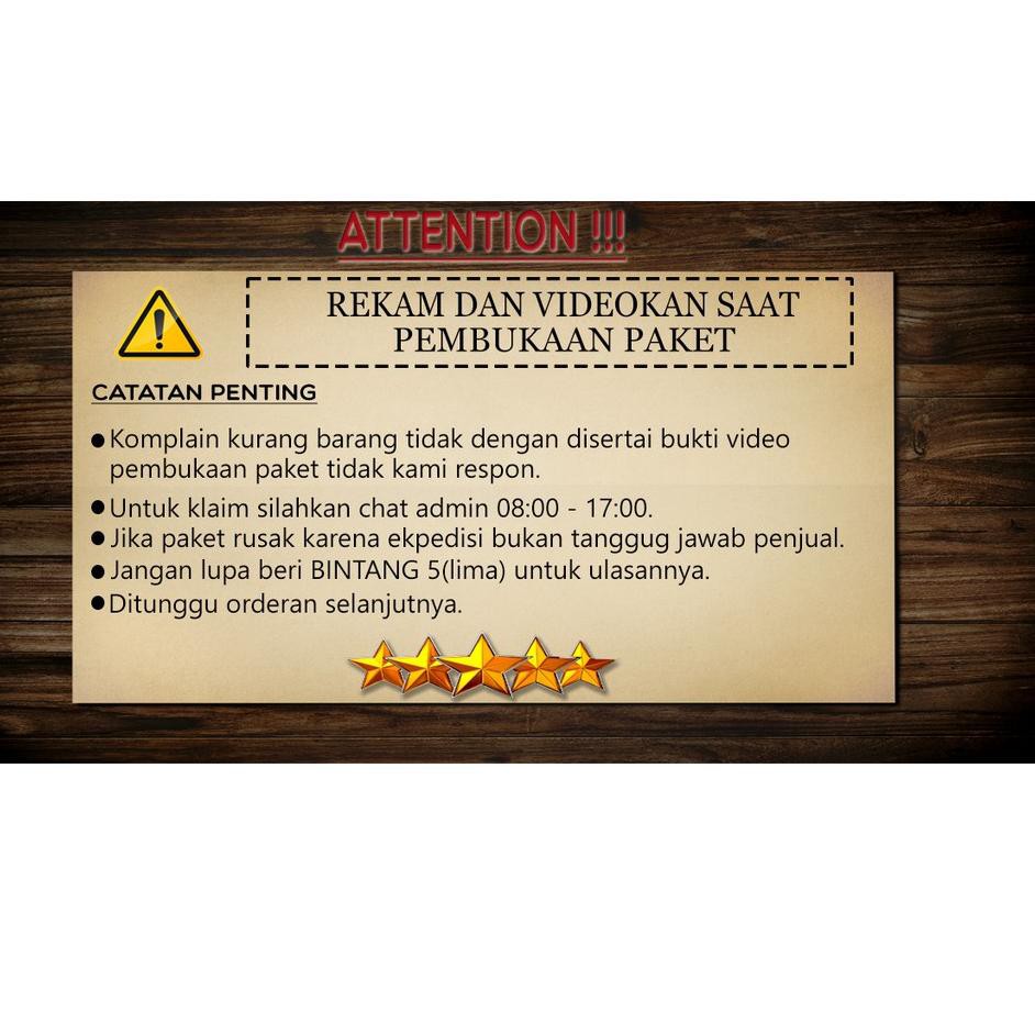 QHXX - Wallpaper / Wall Sticker 45cm x 10m KAYU GH051 ~