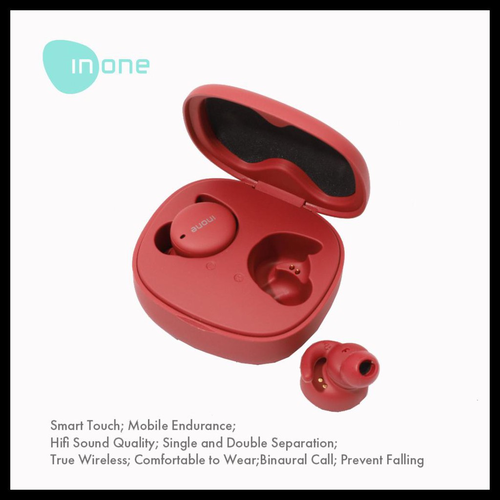 BAYAR DITEMPAT Inone Bluetooth Earphone Set TWS Wireless Earpods Smart Intelligent Touch Sensor with