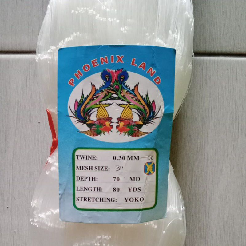 Jaring Ikan pukat ikan 0.30 3 inchi 70md/80yds yoko pukat jaring ikan jaring ikan senar jaring ikan 