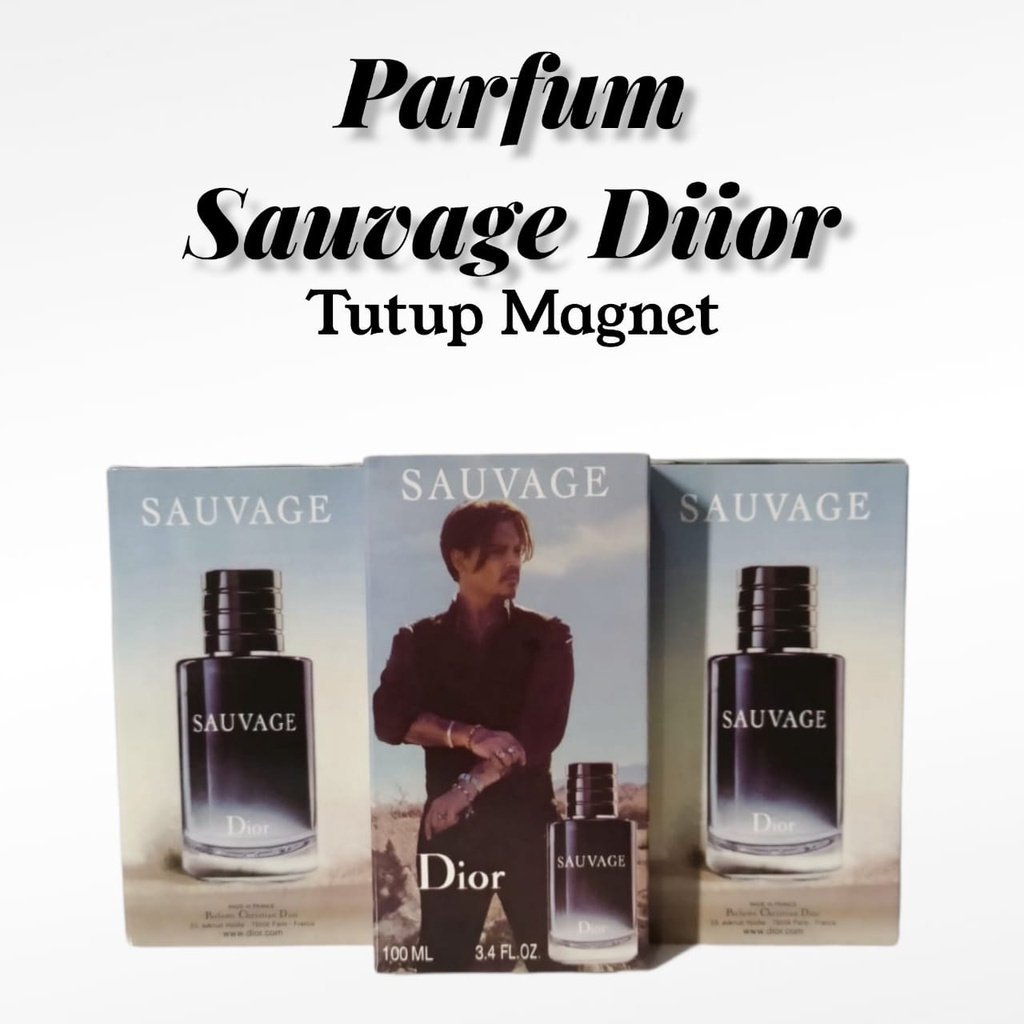 PARFUM SAUVAGE DIORR TUTUP MAGNET ORI SINGAPURA