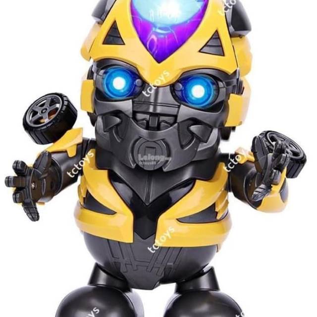 Mainan Dance Hero Bumblebee - Robot Dancing Anak Edukatif Joget Batre