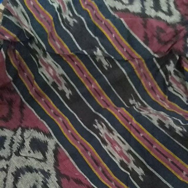 Dress Batik Tenun Atbm (alat Tenun Bukan Mesin)
