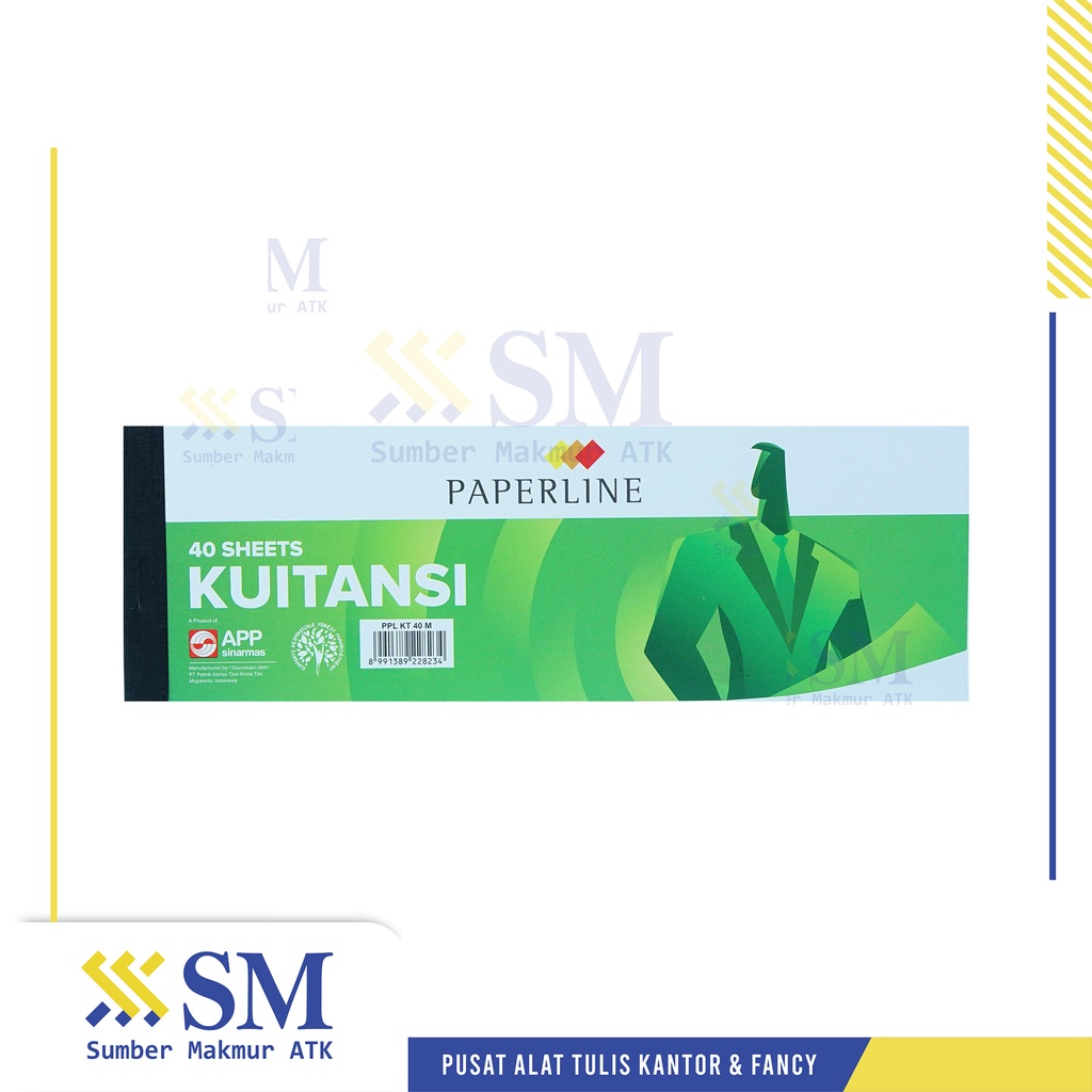 

BUKU KWITANSI / KUITANSI PAPERLINE KT 40 M KECIL